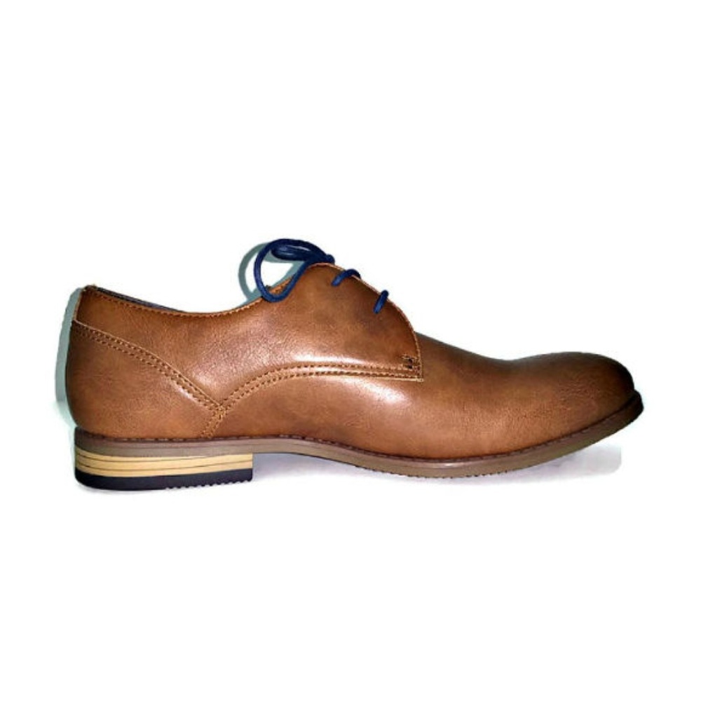 A + Men's loafers shoes tan edger